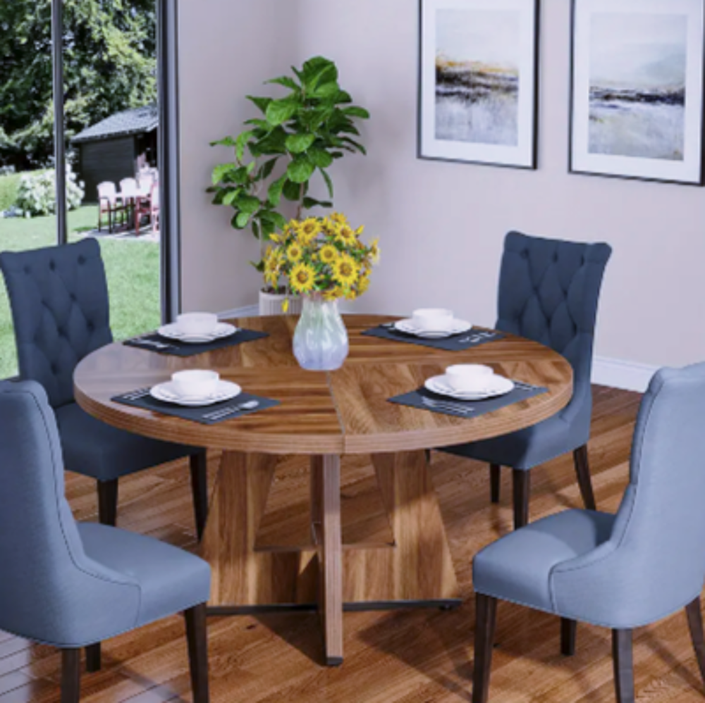  Table ronde en bois massif ? esprit convivial et design g&eacute;o Meubles