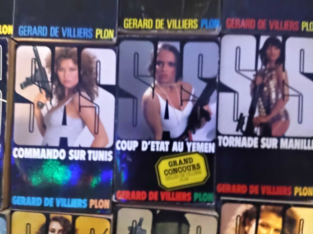 25 SAS de G&eacute;rard de Villiers Livres et BD