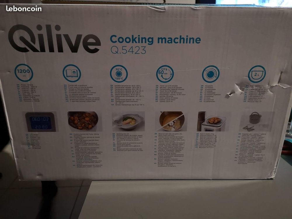 Robot de cuisine multifonction Qilive 5423 Electromnager