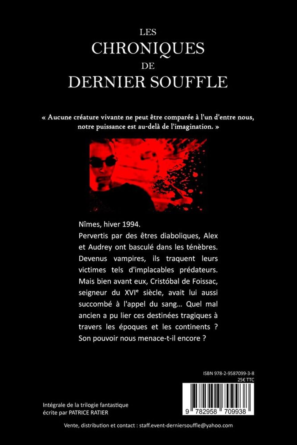 Les Chroniques de Dernier Souffle Roman gothique vampires Livres et BD