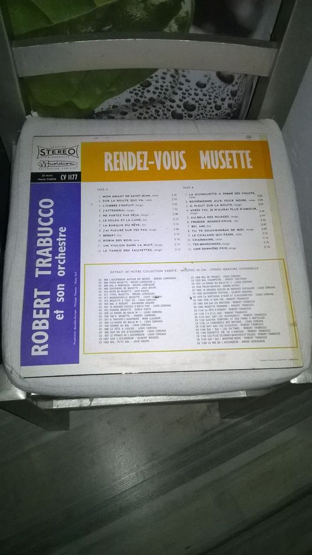 Vinyle Robert Trabucco et son orchestre
Rendez-vous musette CD et vinyles