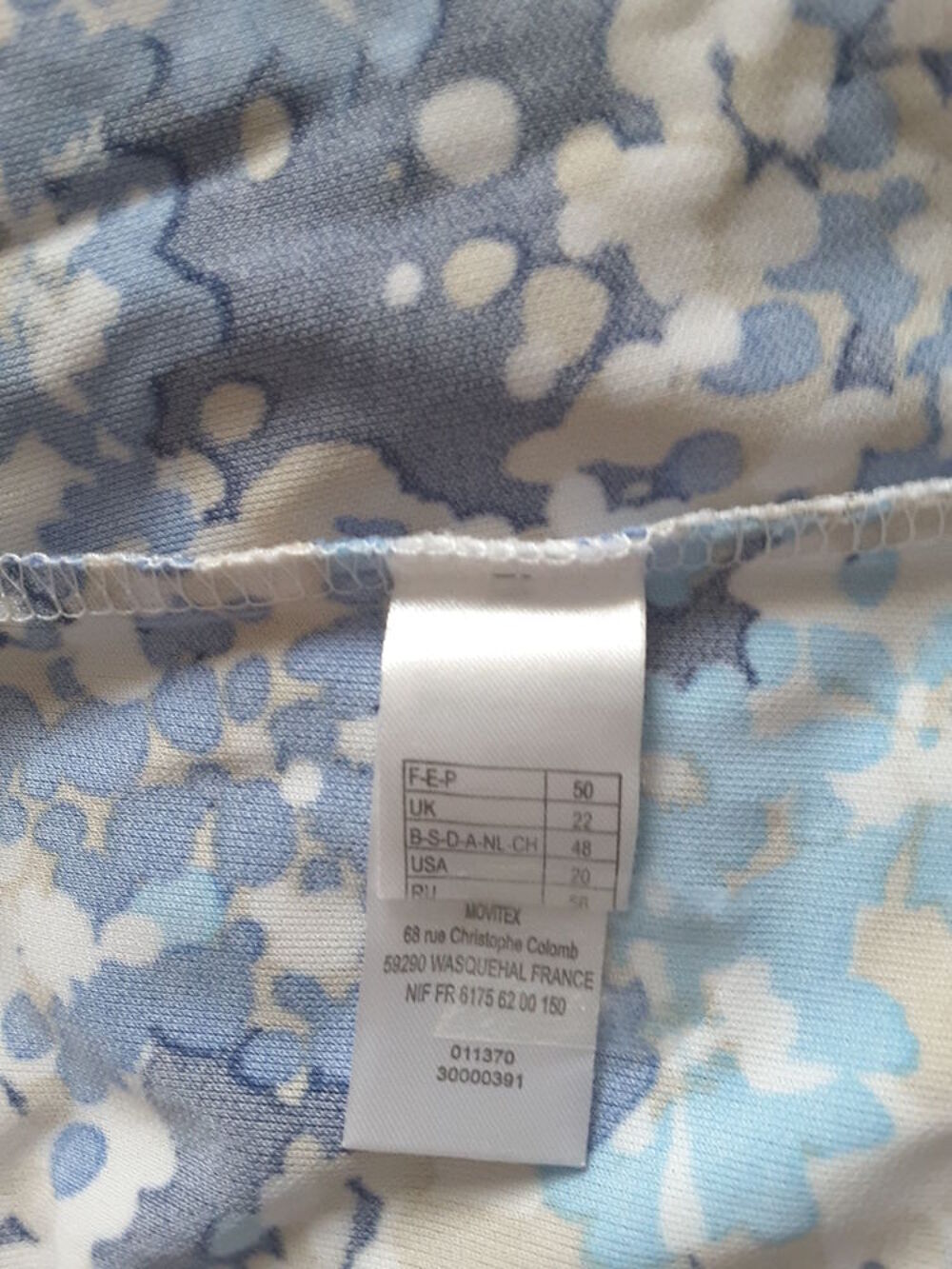 Robe imprim&eacute;e - Charmance - T 50 Vêtements