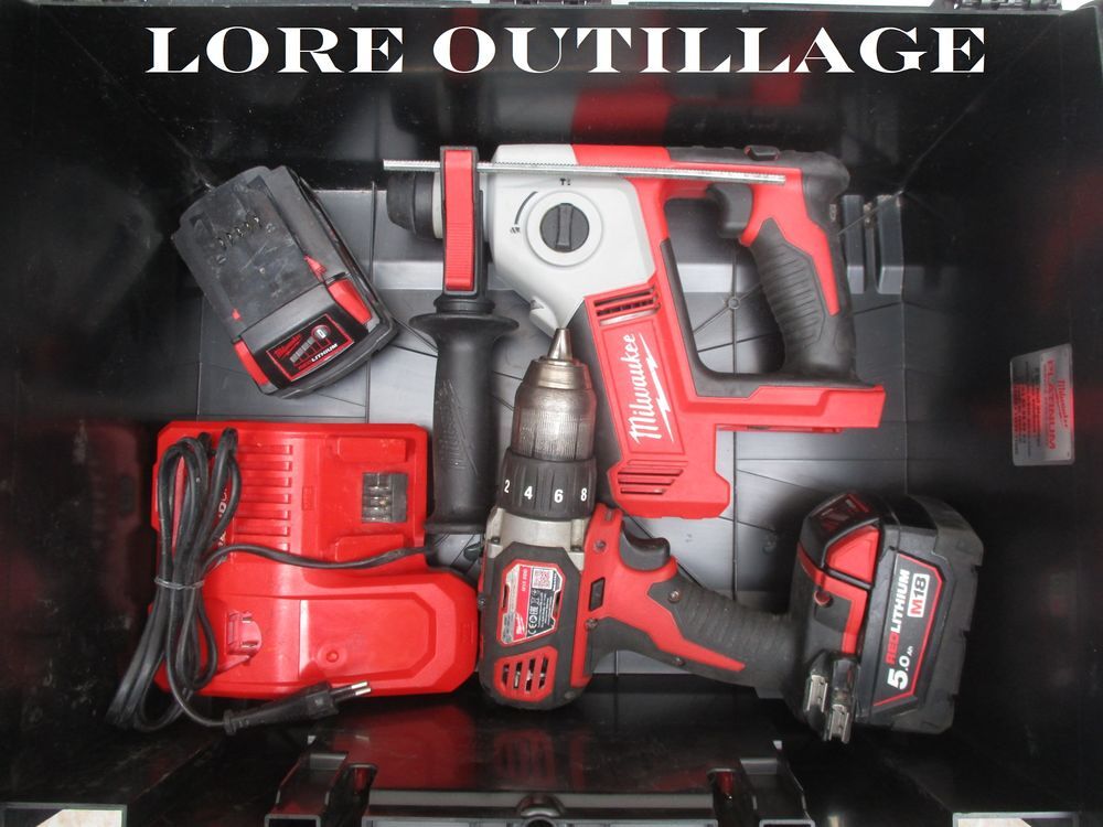 MILWAUKEE M18 BH + M18 BDD Bricolage