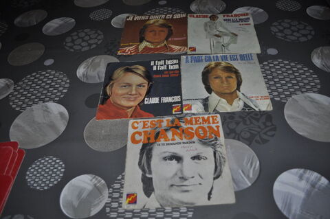 Lot de 45 tours vinyles de Claude Franois 5 Perreuil (71)