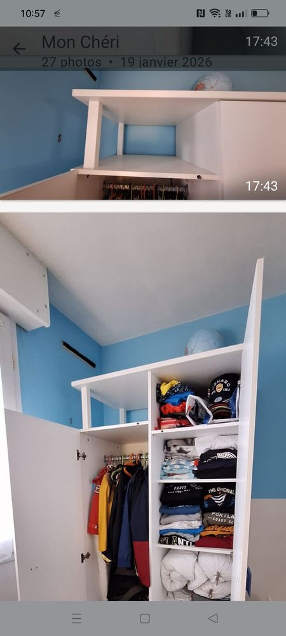 Chambre compl&egrave;te enfant Mobilier enfants