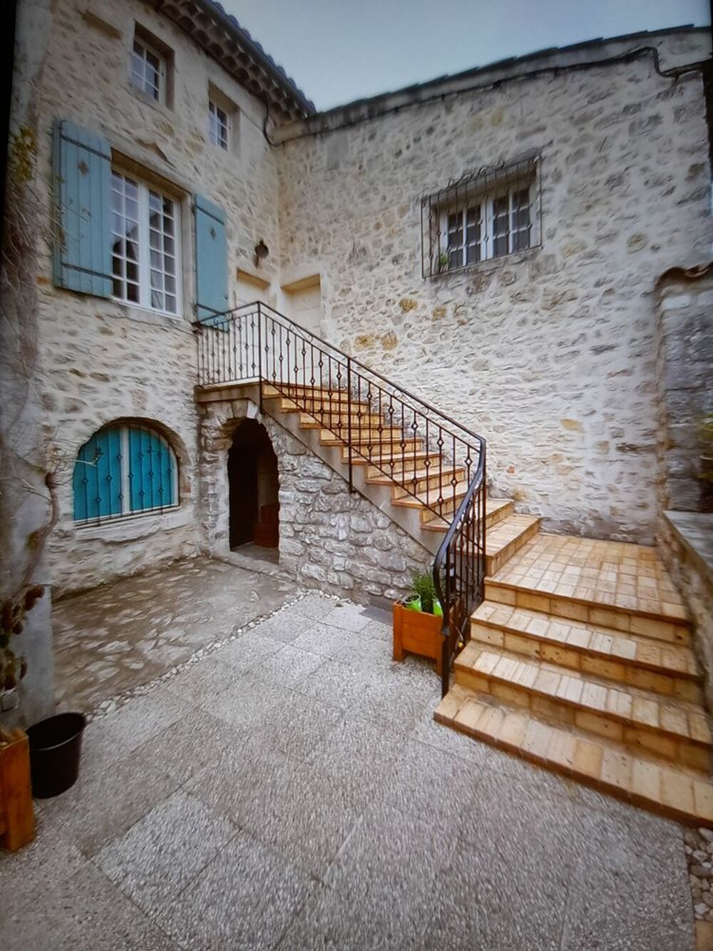 Vente Maison Maison pierre 103m2  Cour Garage St Remèze Saint-remèze