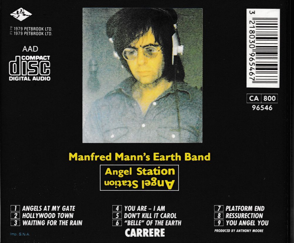 CD Manfred Mann's Earth Band Earth Band Angel Station CD et vinyles