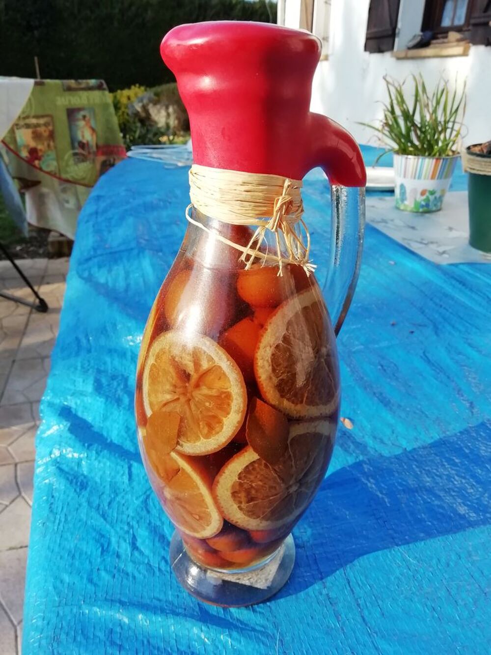 Flacon ferm&eacute; &agrave; la cire pour d&eacute;corer sa cuisine Décoration