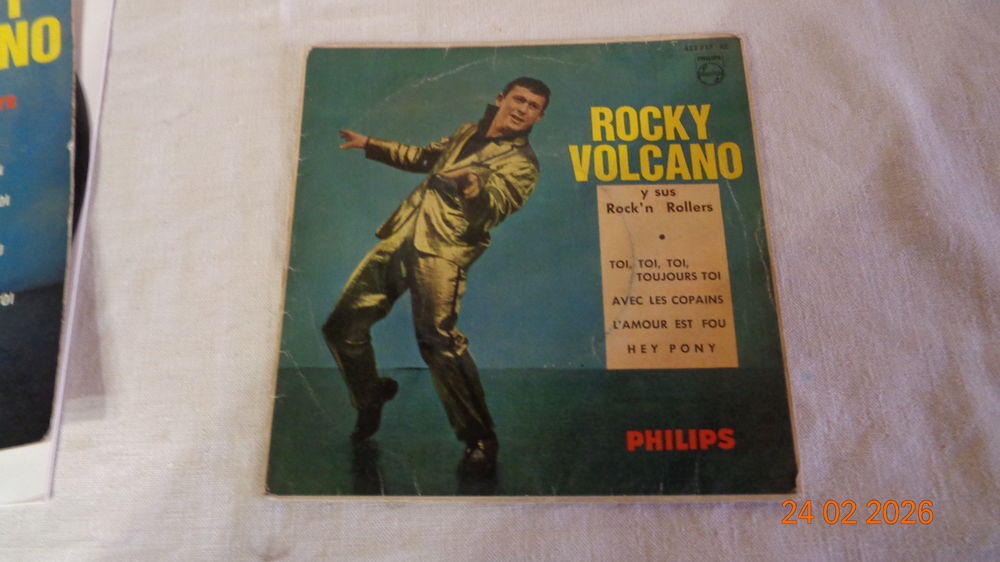 ROCKY VOLCANO VINYLE 25 cm et 45 Tours CD et vinyles