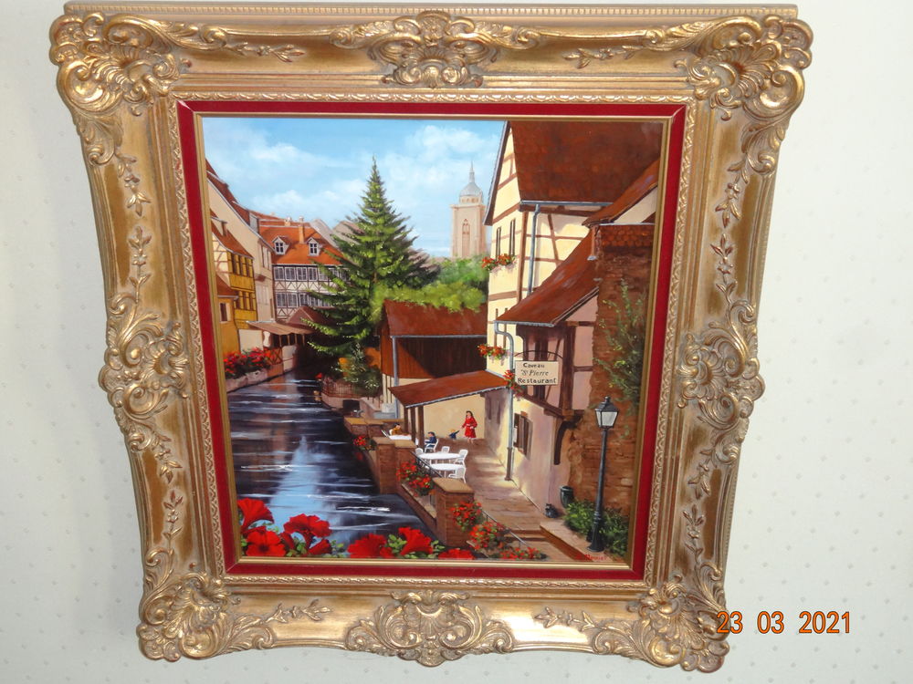 tableau ancien peinture a l'huile Décoration