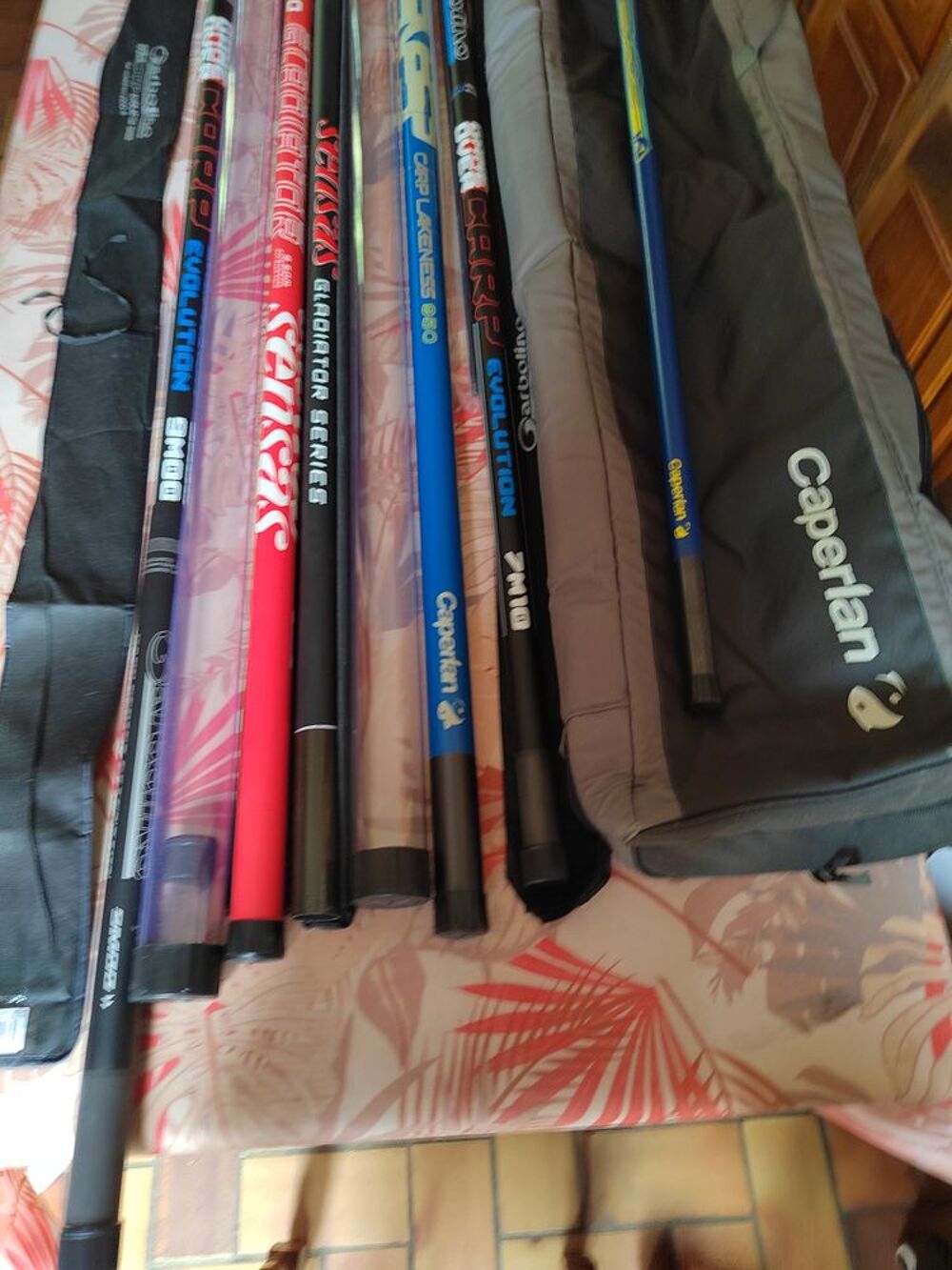 Lot de mat&eacute;riel de p&ecirc;che Tr&egrave;s Bon &eacute;tat. Sports