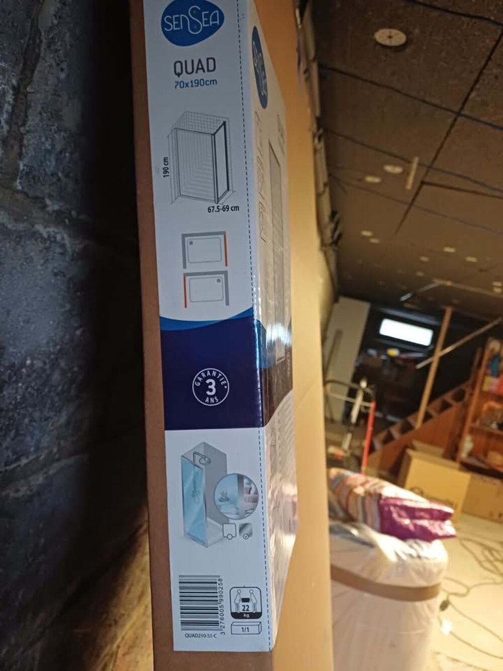 paroi de douche en verre Bricolage