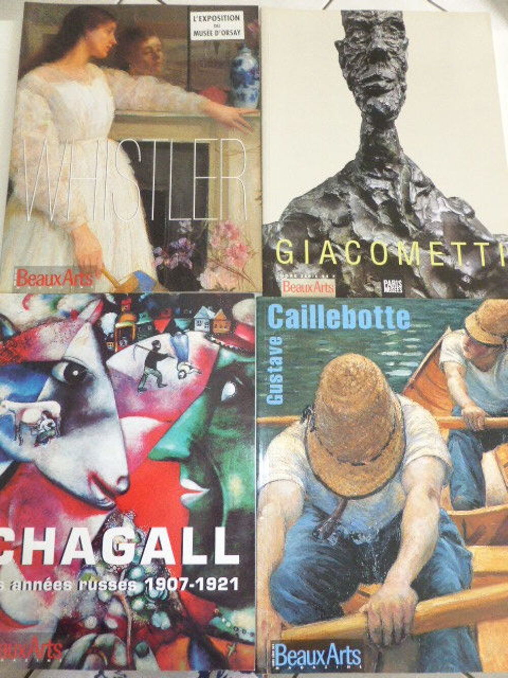 Beaux Arts Magazine Hors s&eacute;rie Chagall Whistler Caillebotte 