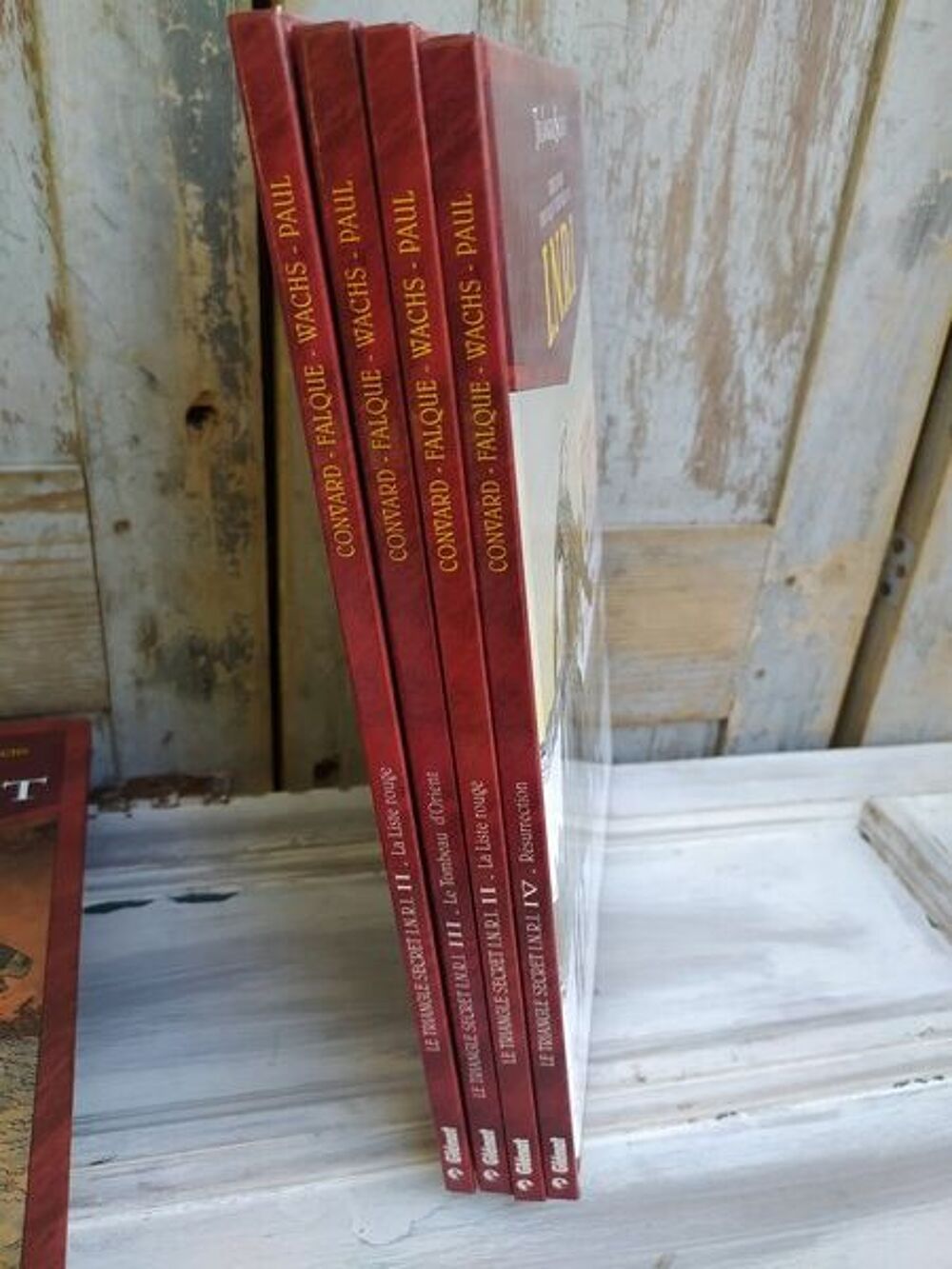 Lot BD Bandes Dessin&eacute;es Triangle Secret I.N.R.I Gl&eacute;nat, Livres et BD