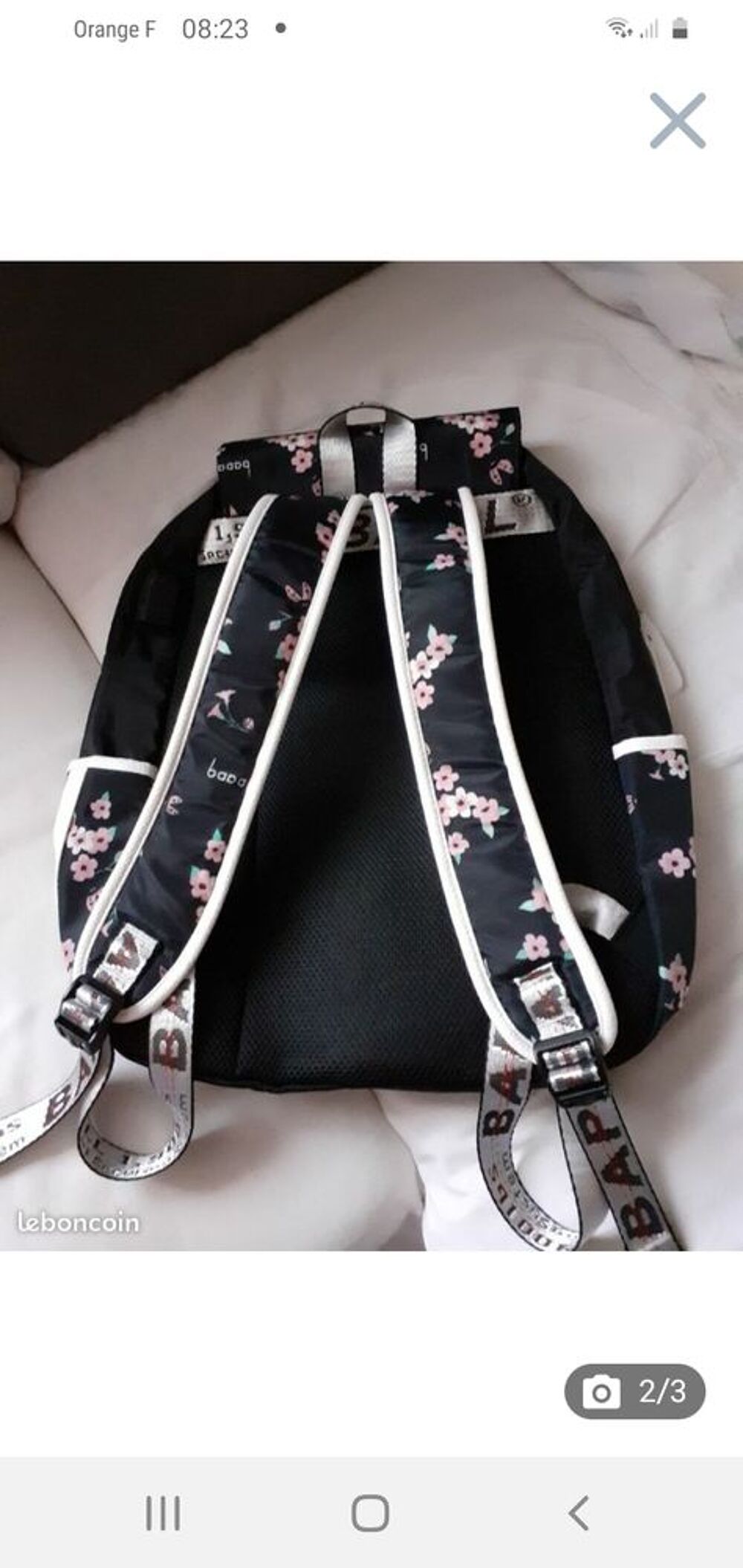 SAC ADOS SCOLAIRE FILLE NEUF Maroquinerie