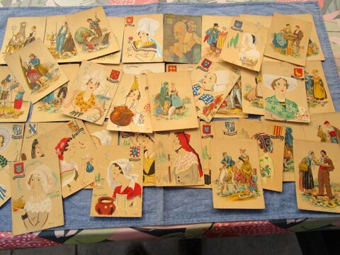 Lot de cartes postales des costumes de nos région 30 Siersthal (57)