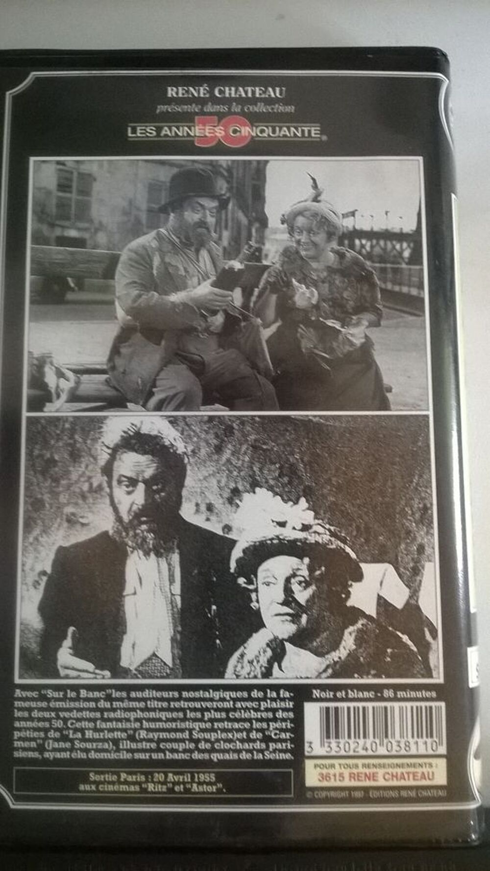 VHS - Sur le Banc (le film de Robert Vernay)
DVD et blu-ray