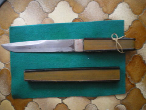 Poignard japonais Tanto dissimul� dans un �ventail 400 Caen (14)