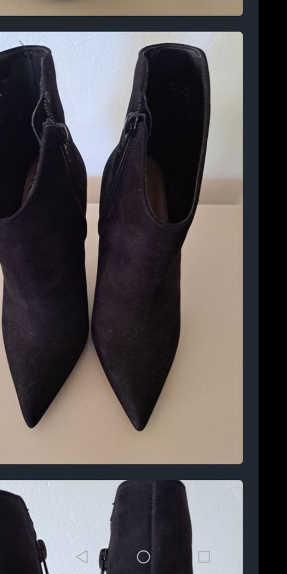 Bottines noir daim ALDO P. 36 &agrave; petit 37 Chaussures