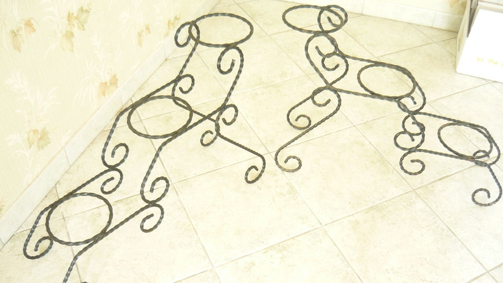 porte plante fer forg&eacute; d&eacute;coration Décoration