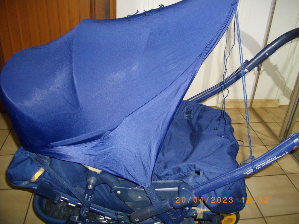 PROTECTION SOLEIL (RALLONGE) BLEU MARINE ANTI-UV P/POUSSETTE Puériculture