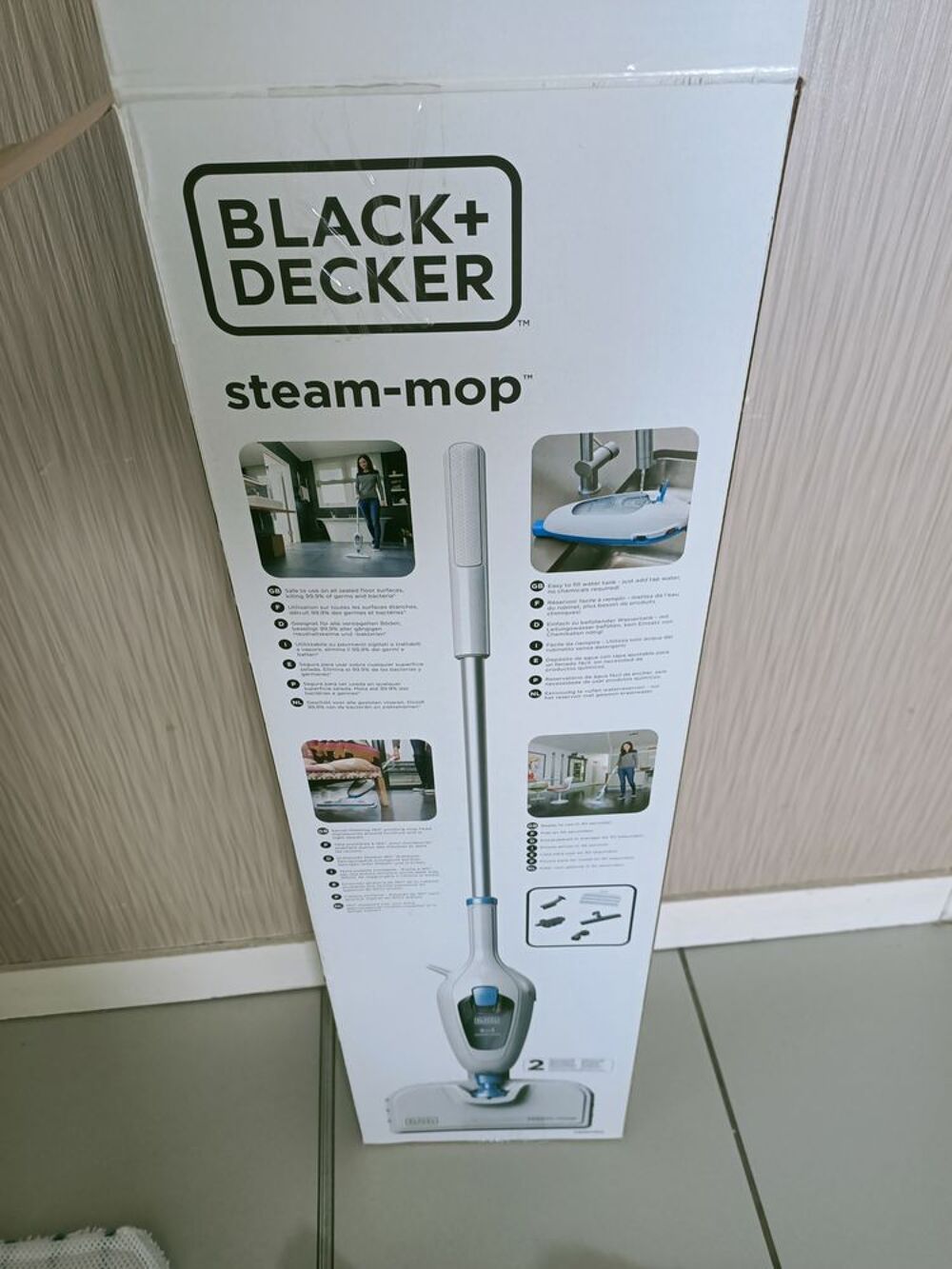 Balai vapeur black Decker Nettoyant Electroménager