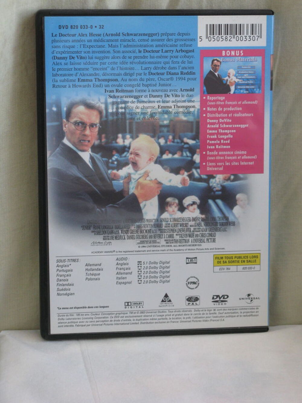 Junior DVD et blu-ray