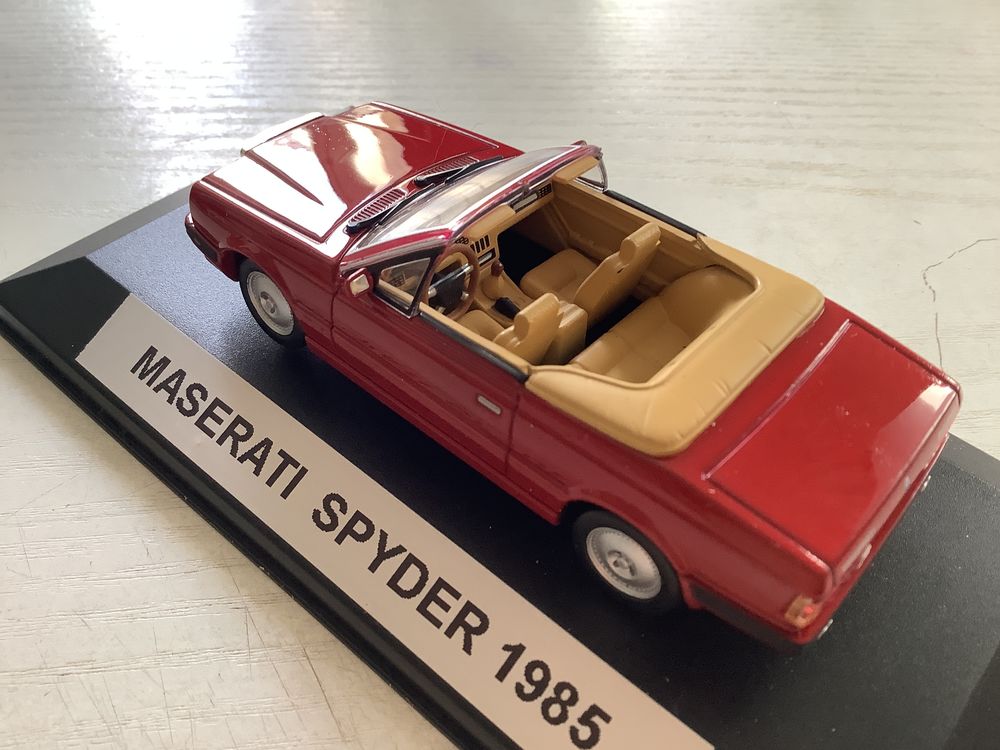 MASERATI SPYDER 1985 1/43 voiture miniature 