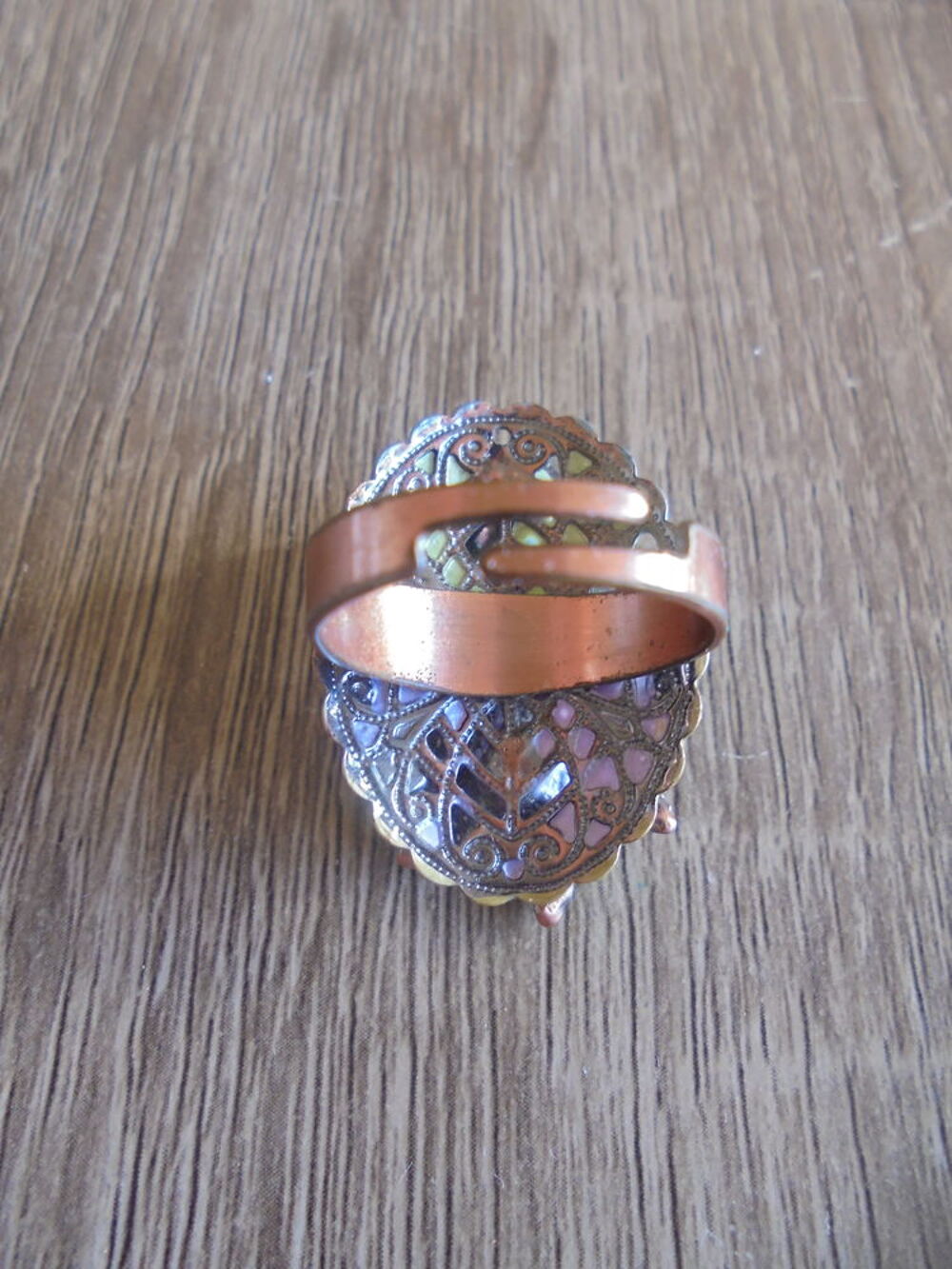 Bague &eacute;maux et strass (28b) Bijoux et montres