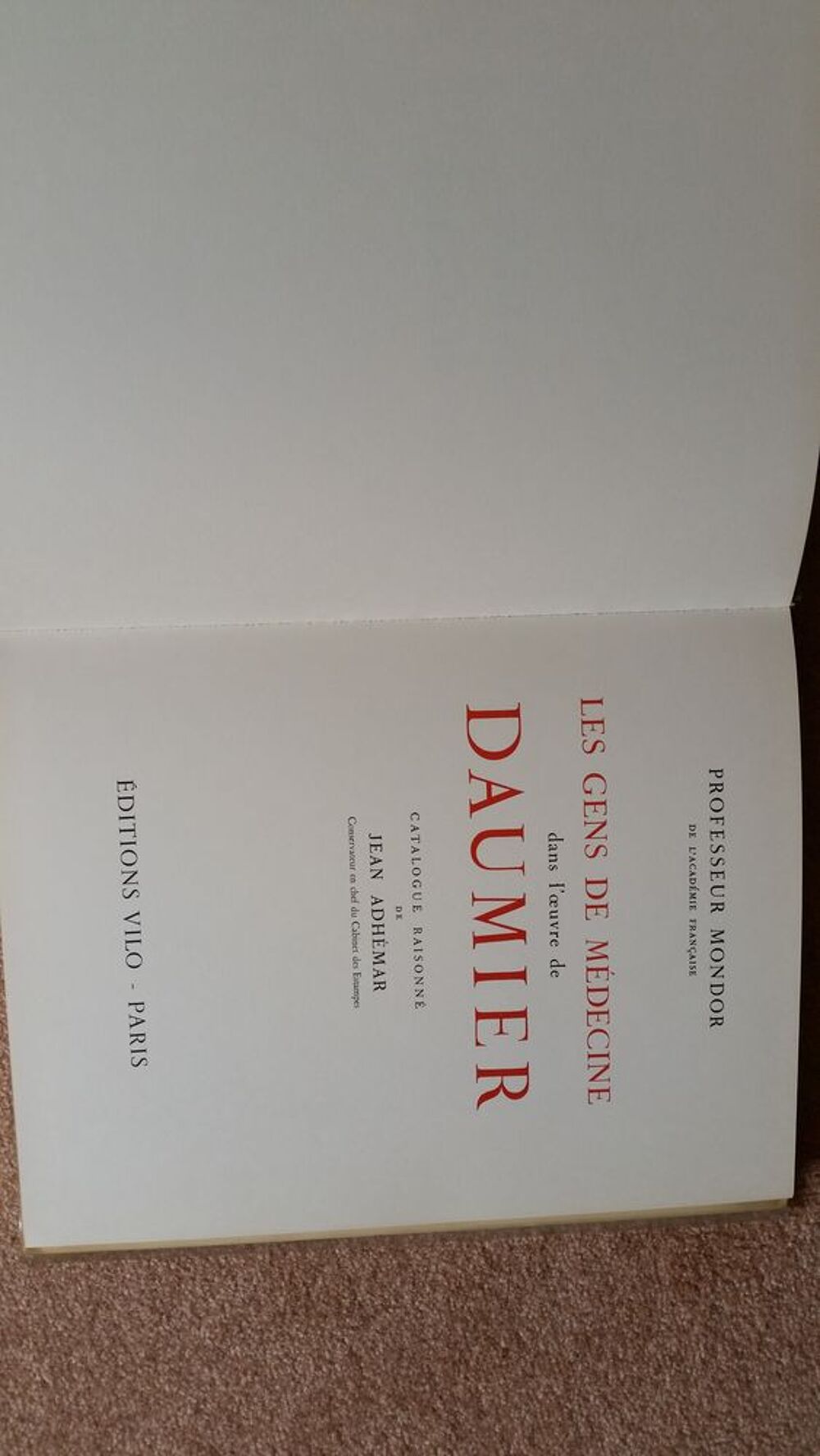 LES GENS DE MEDECINE de DAUMIER Livres et BD