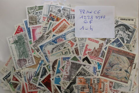 France 1238 timbres différents grands formats Modène (84)