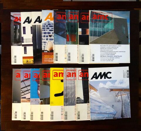 AMC revue, Le Moniteur Architecture, lot de 16 TBE 42 Paris 4 (75)