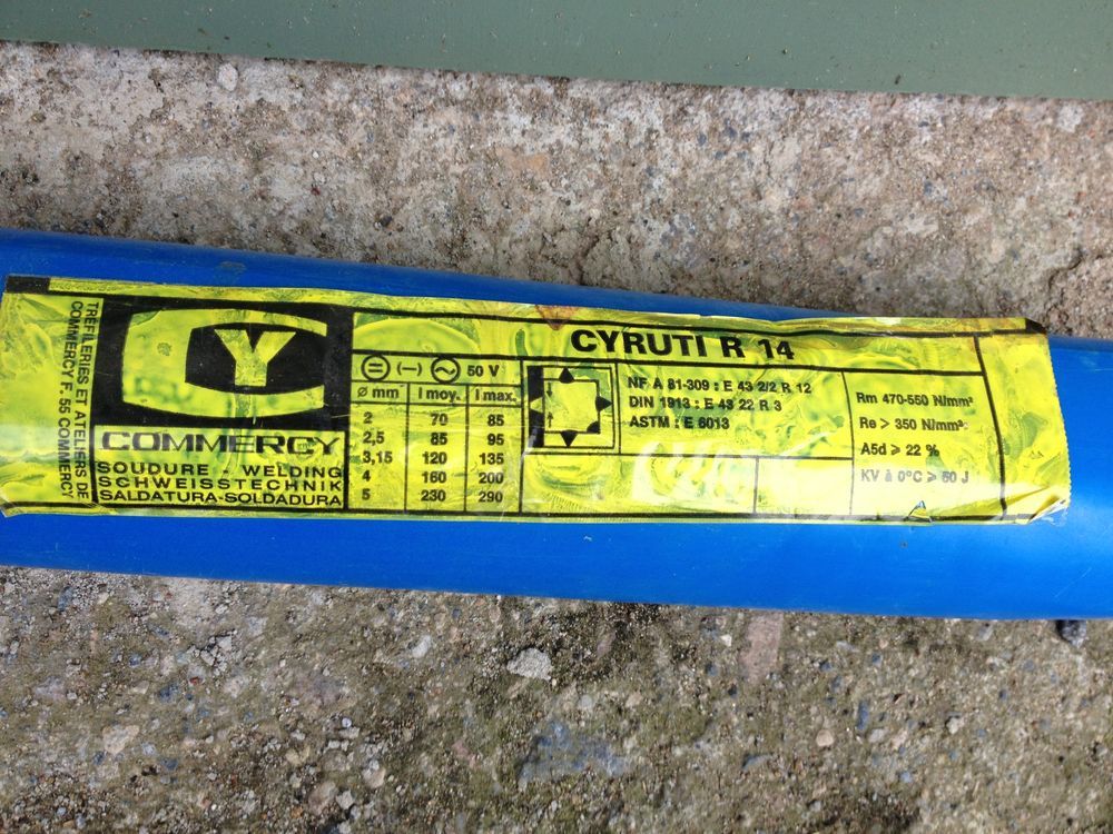 Un paquet de baguette &agrave; soudure d'&eacute;lectrodes r14 bleu Bricolage