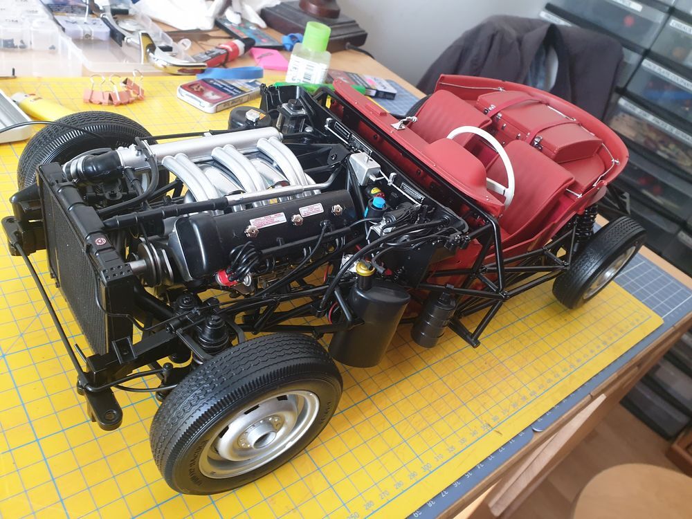Maquette Mercedes-benz 300 SL mont&eacute; 