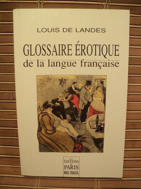 Livre Glossaire �rotique de la Langue Fran�aise 20 Loches (37)