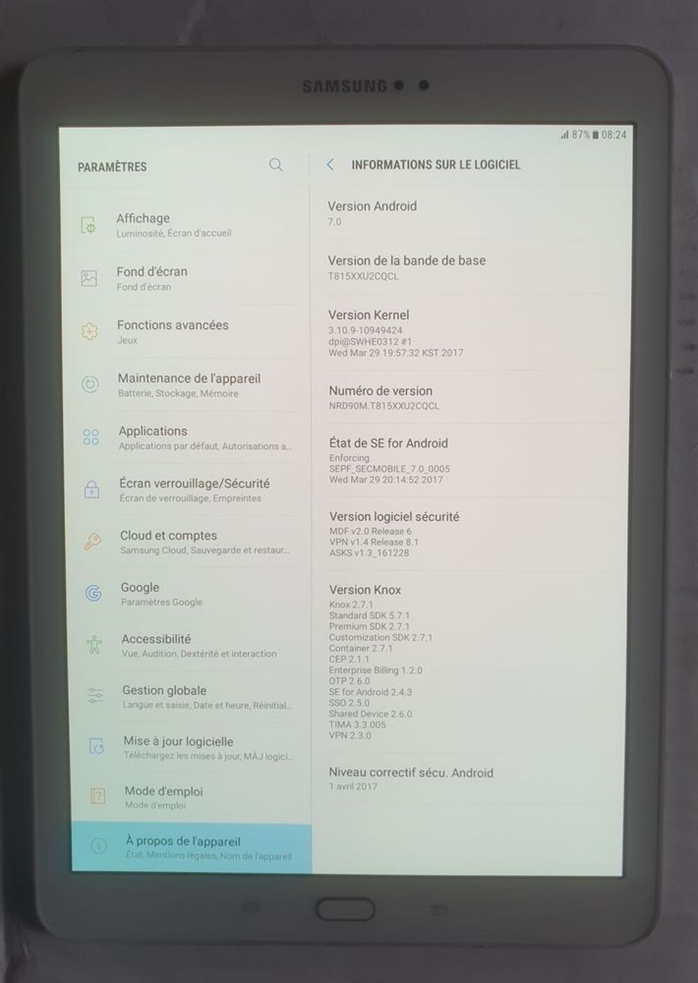 Samsung Galaxy Tab S2 (T815) 1 Téléphones et tablettes