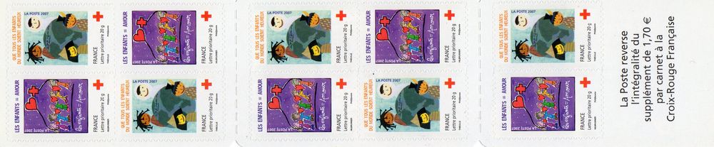  CARNET FRANCE
CROIX ROUGE
NEUF ** NON PLIE 