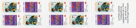 CARNET   FRANCE
CROIX ROUGE
NEUF **  NON PLIE 15 Caumont (09)