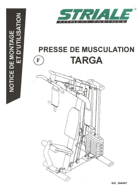 Presse de musculation TARGA 200 Bussy-Saint-Georges (77)