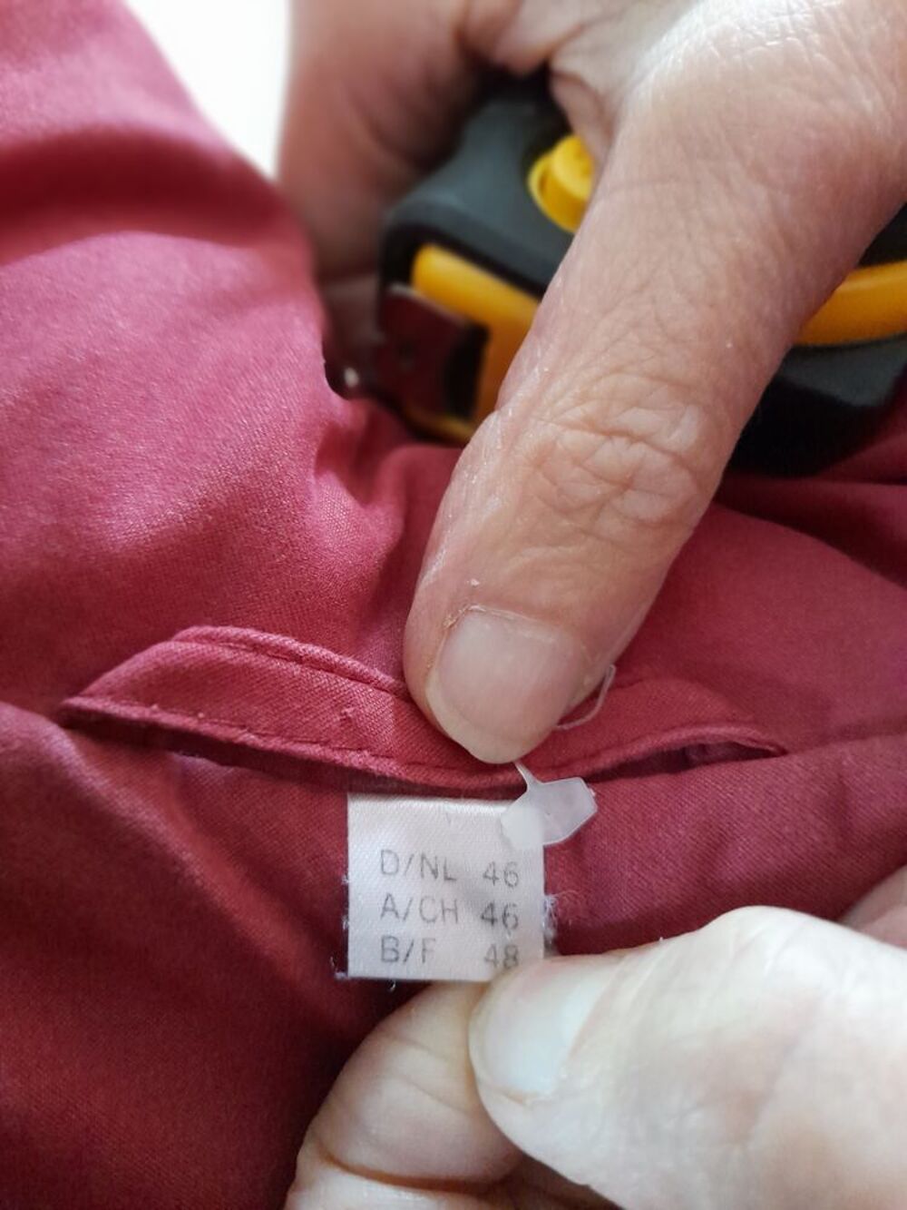Manteau rouge femmes avec capuche Vêtements