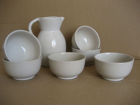 Pichet + 6 bols en   Gr�s du Berry   , neufs 59 Reims (51)