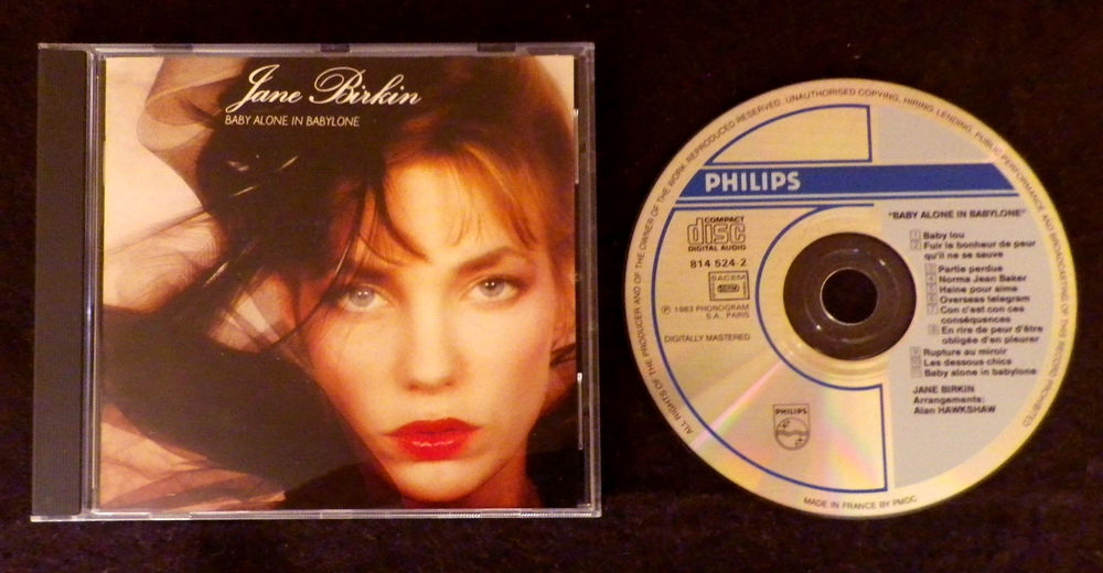 CD - Jane Birkin - Baby Alone in Babylone CD et vinyles
