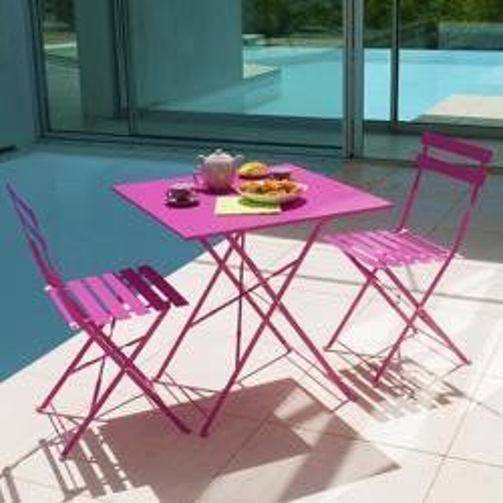 Table et chaises bistrot Jardin