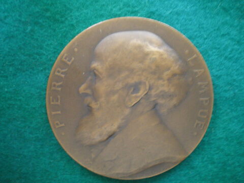 Médaille de Pierre LAMPUE - Conseiller Municipal. 35 Caen (14)