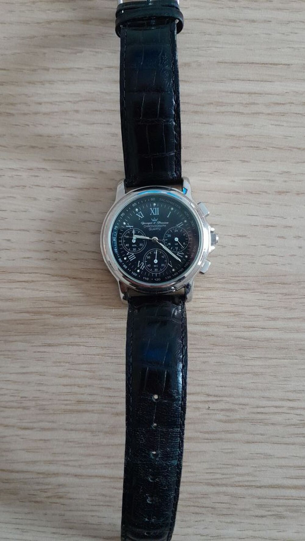 Montre Homme + chronom&egrave;tre - Marque Younger &amp; Bresson Bijoux et montres