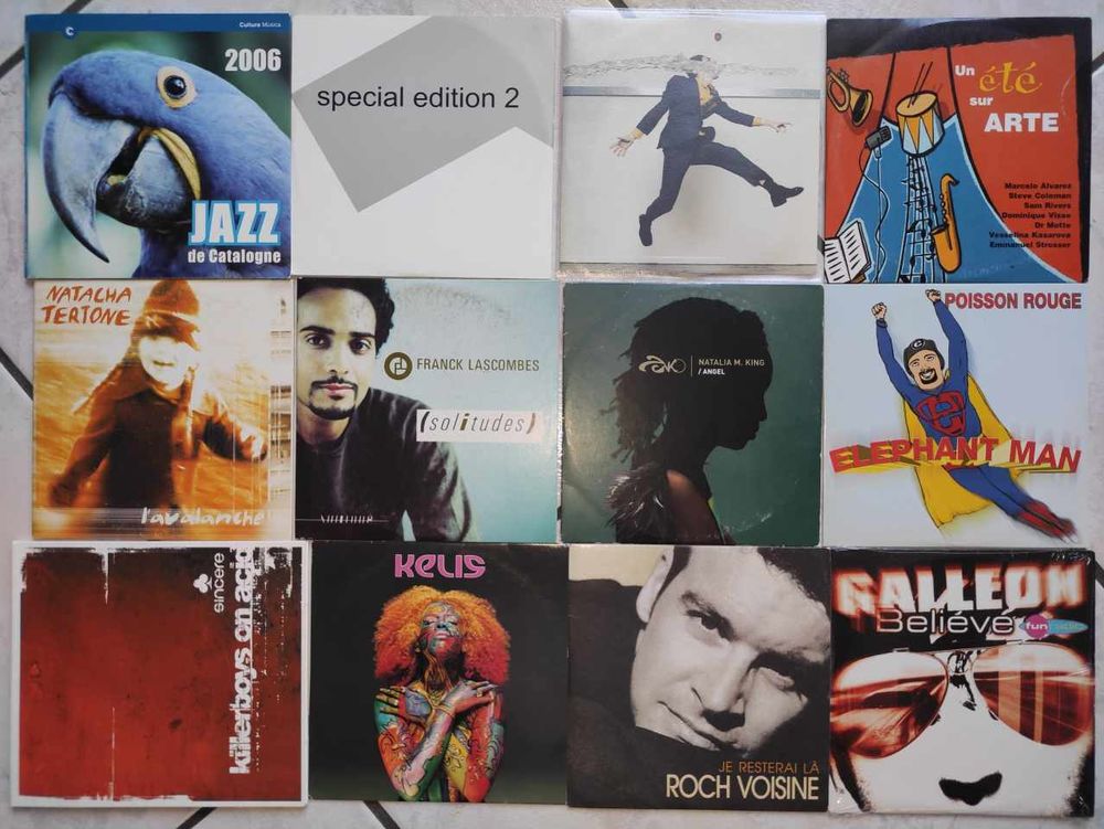 CD Singles Lot de 5 CD et vinyles