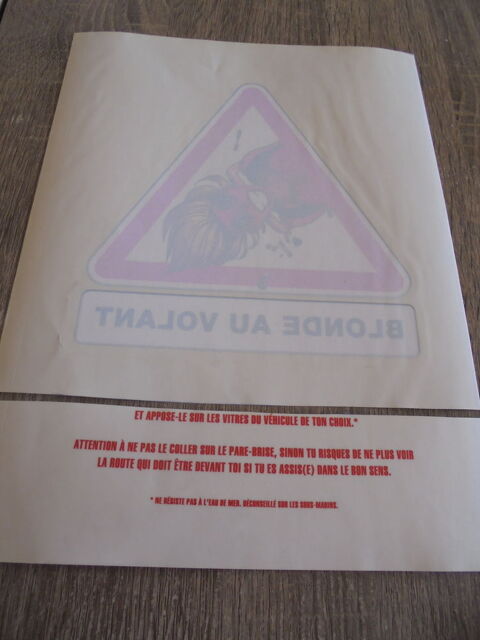 Autocollant Les blondes (94) 3 Tours (37)