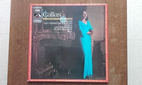 Disque 33 T (vinyle)
Maria CALLAS 5 tampes (91)