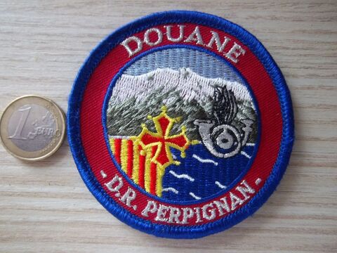 écusson douane Direction Régionale Perpignan Pyrénées-Orient 9 Valognes (50)