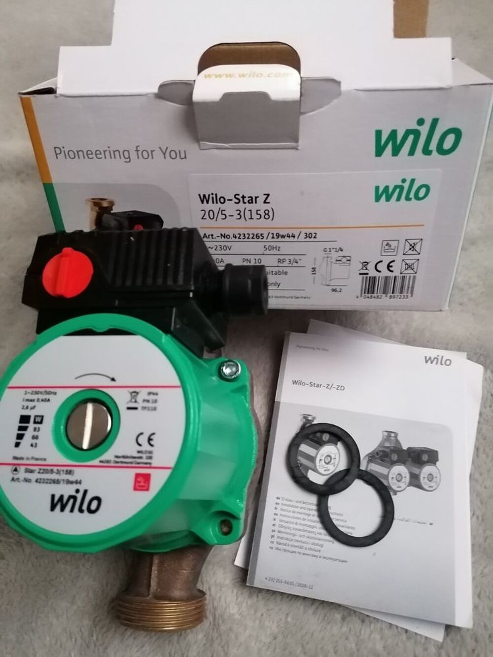 Circulateur wilo star z 20/5-3 (158) Bricolage